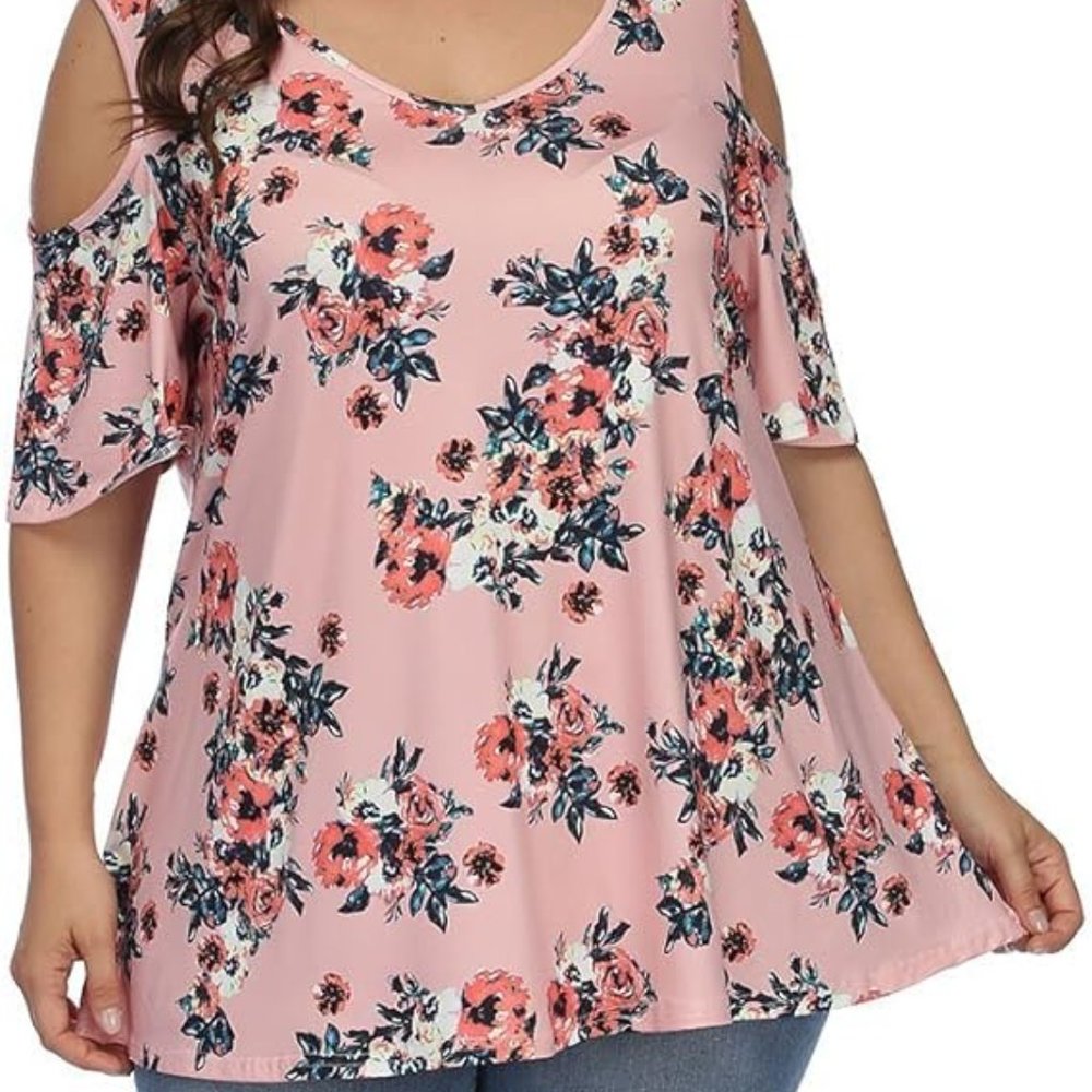 2XL Womens Floral Top